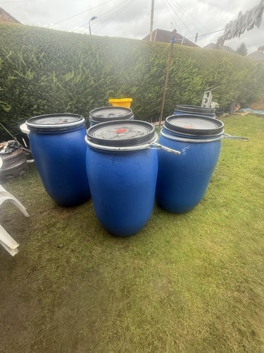 120 liter blue plastic storage - 120,