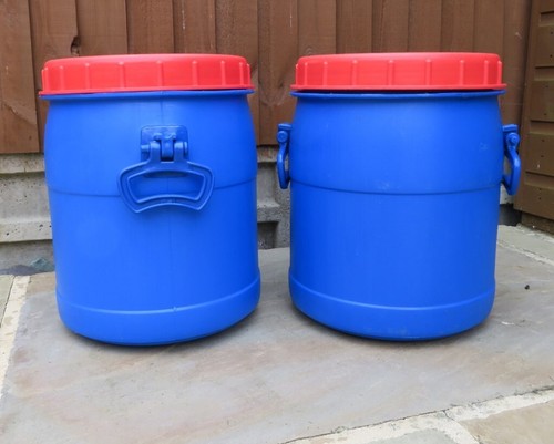 Plastic barrel red - barrel,