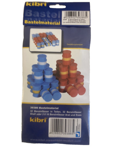 Kibri 89386 oil barrels - kibri, ho