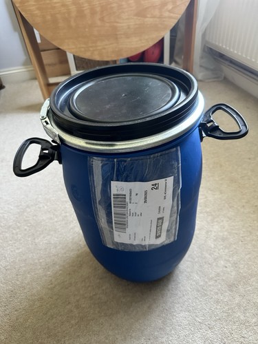 30l blue plastic open top - 30l,